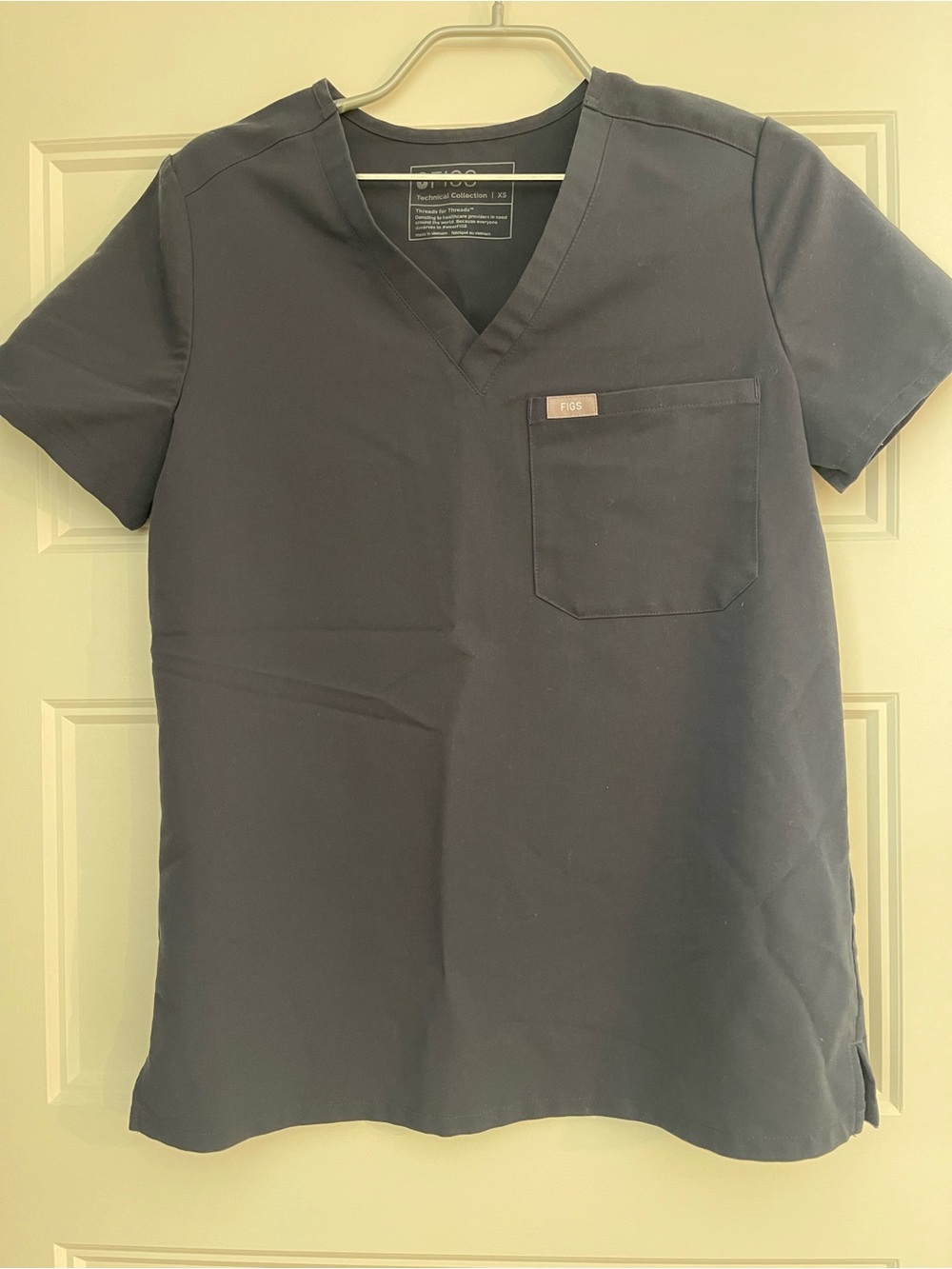 Figs Catarina Scrub Top - Night Sky